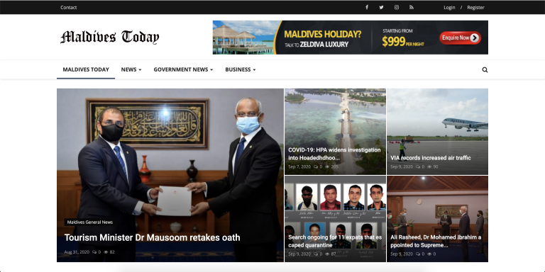 maldivestoday-website